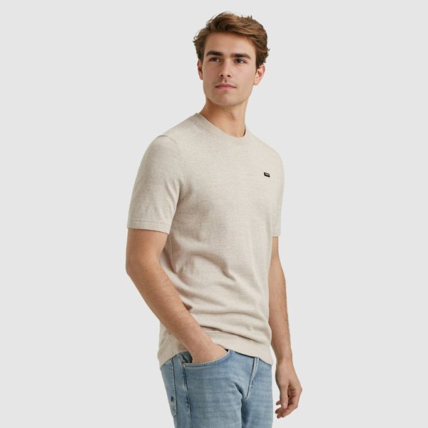 VANGUARD T-SHIRT, COTTON LINEN BLEND - Afbeelding 3