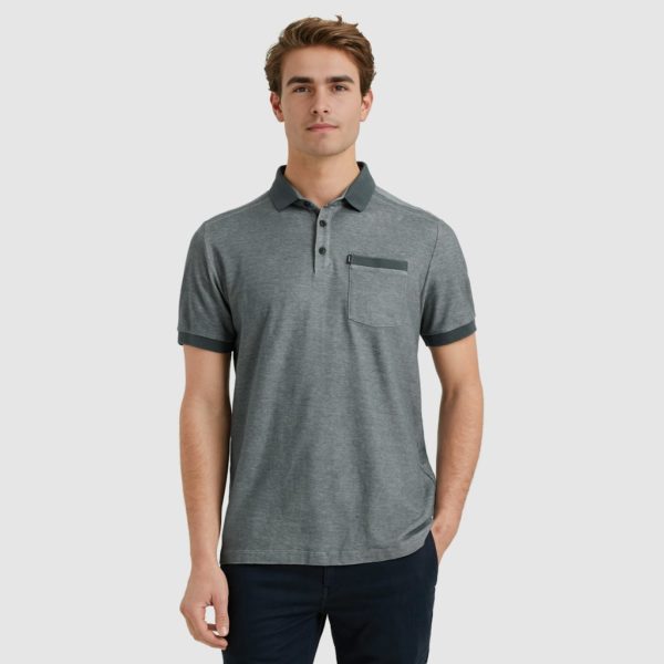 VANGUARD POLO, PIQUE 2 TONE HONEYCOMB
