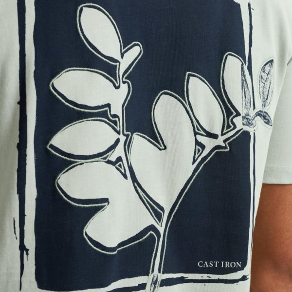 CAST IRON T-SHIRT, REGULAR FIT SINGLE JERSEY - Afbeelding 4