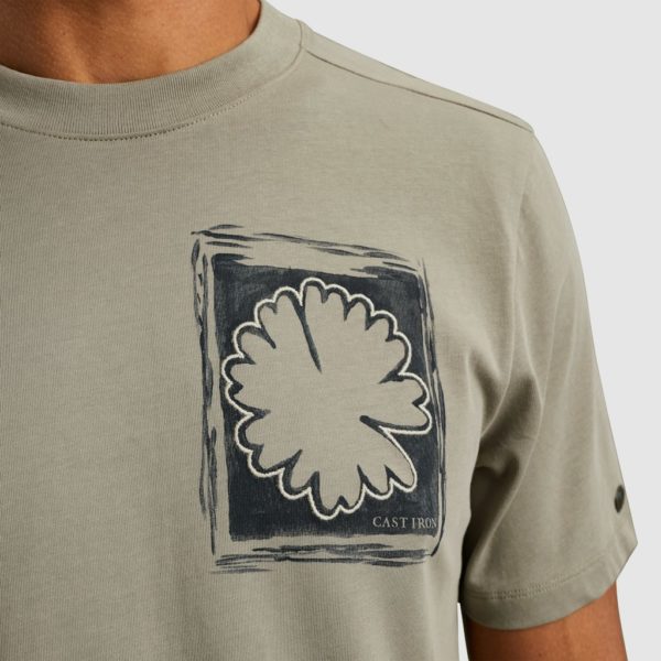 CAST IRON T-SHIRT, REGULAR FIT SINGLE JERSEY - Afbeelding 4