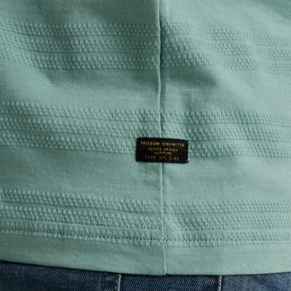 PME-Legend T-Shirt, JAQUARD STRIPES - Afbeelding 5