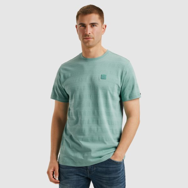 PME-Legend T-Shirt, JAQUARD STRIPES