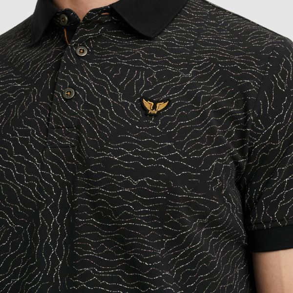 PME-Legend POLO, FINE PIQUE AOP - Afbeelding 4