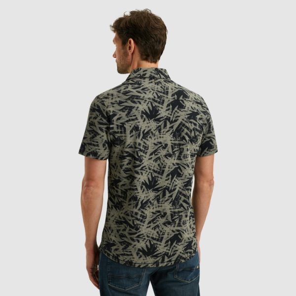 PME-Legend SHIRT, JERSEY PIQUE PRINT LEAF - Afbeelding 3