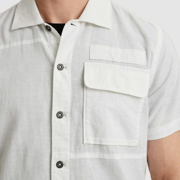 PME-Legend SHIRT, COTTON LINEN CARGO FREEDOM - Afbeelding 6
