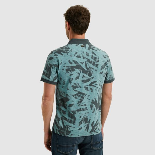 PME-Legend POLO, PRINTED SLUB JERSEY - Afbeelding 3