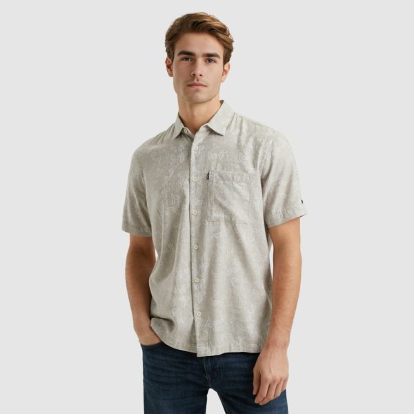 VANGUARD SHIRT, JAQUARD FLOWER