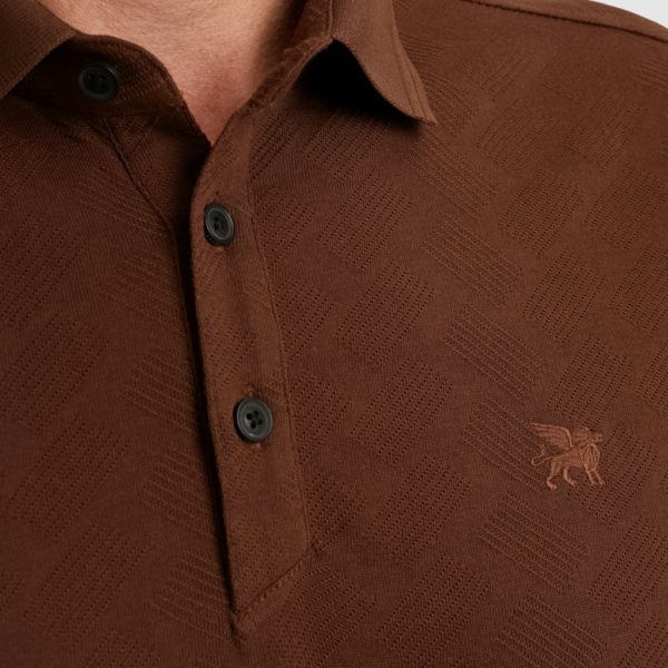 VANGUARD POLO, JACQUARD MERCERISED PIQUE - Afbeelding 4