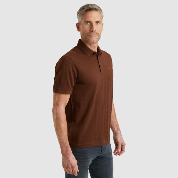 VANGUARD POLO, JACQUARD MERCERISED PIQUE - Afbeelding 2