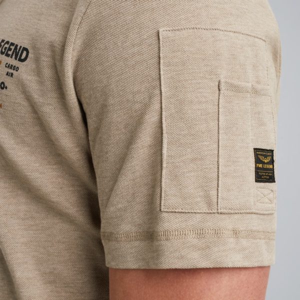 PME-Legend POLO, PIQUE MELANGE - Afbeelding 5
