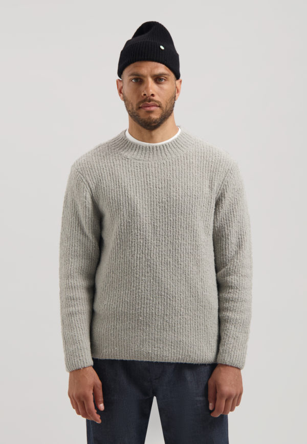 DSTREZZED KNITWEAR, QUINT MOCK NECK