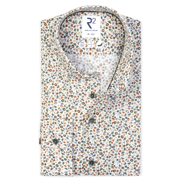 R2 AMSTERDAM SHIRT, PRINTED JERSEY