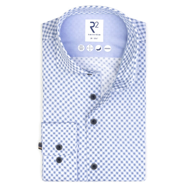 R2 AMSTERDAM SHIRT, PRINTED JERSEY