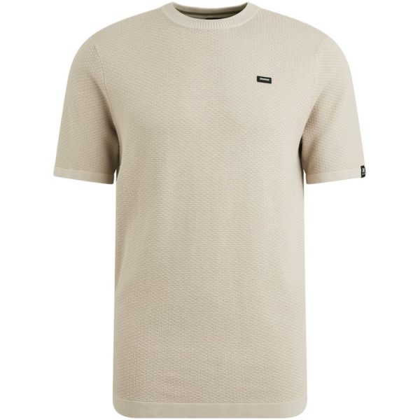 VANGUARD T-SHIRT, KNITTED COTTON MODAL