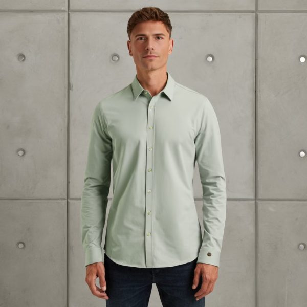 CAST IRON SHIRT, TWILL JERSEY 2 TONE
