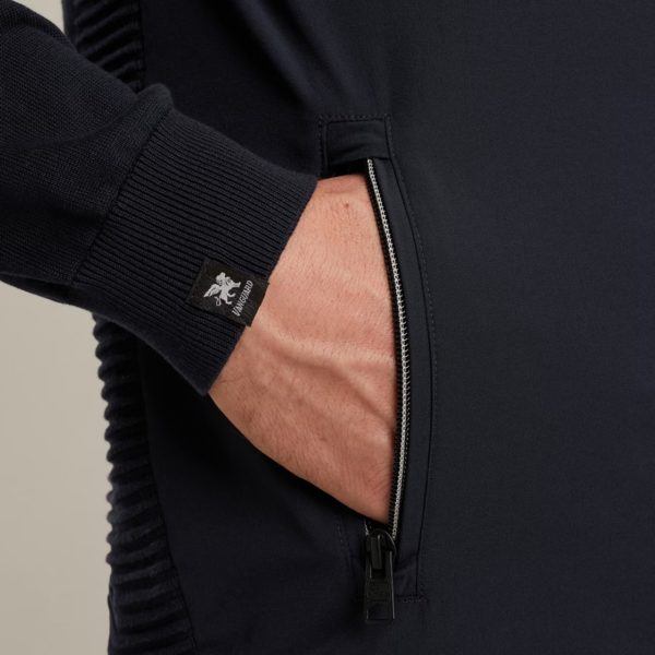VANGUARD VEST, COTTON MODAL ZIP VEST - Afbeelding 6
