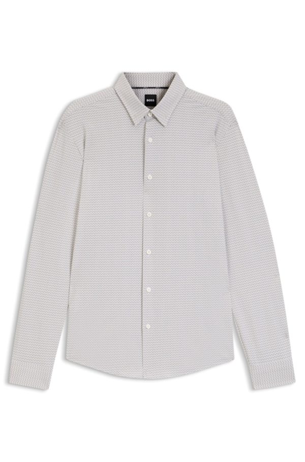 HUGO BOSS BLACK SHIRT, P-ROAN-KENT-C1-233