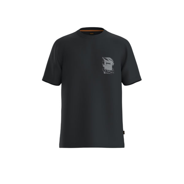 HUGO BOSS ORANGE T-SHIRT, TE_STRUCTURE