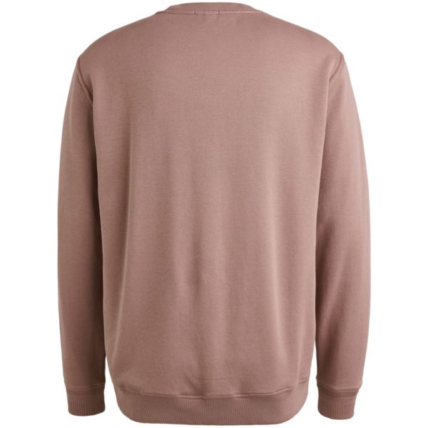 CAST IRON SWEATER, R-NECK REGULAR FIT TWILL - Afbeelding 2