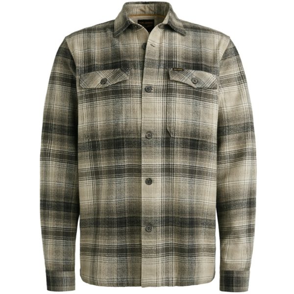 PME-Legend SHIRT, BRUSHED GRINDLE CHECKED OVERSHIRT 2