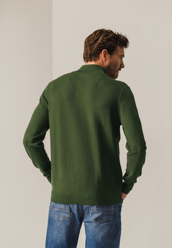 STATE OF ART KNITWEAR, PULLOVER SPORT ZIP - Afbeelding 2