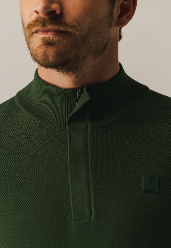 STATE OF ART KNITWEAR, PULLOVER SPORT ZIP - Afbeelding 4