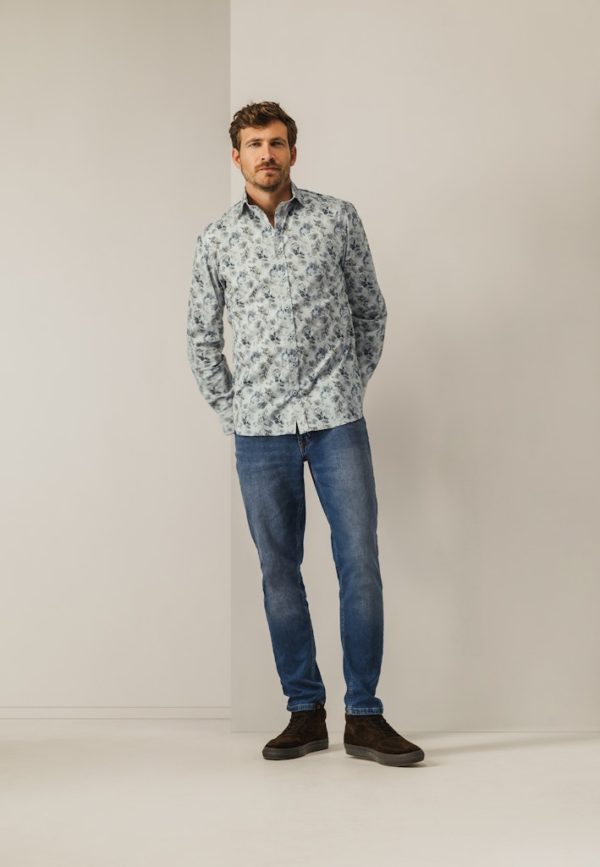 STATE OF ART SHIRT, PRINTED POPLIN - Afbeelding 6