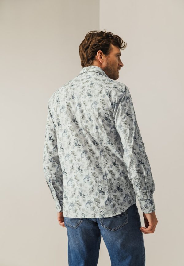 STATE OF ART SHIRT, PRINTED POPLIN - Afbeelding 2
