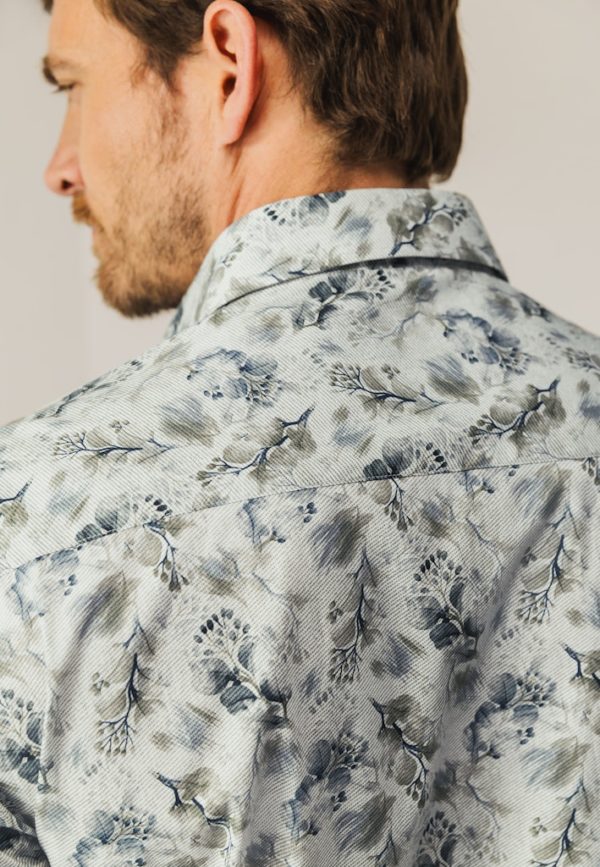 STATE OF ART SHIRT, PRINTED POPLIN - Afbeelding 3