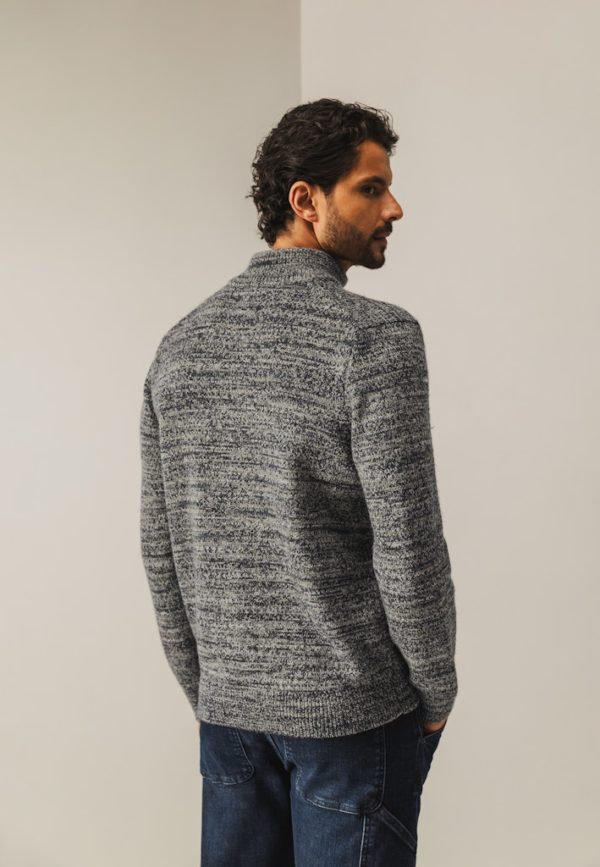 STATE OF ART KNITWEAR, PULLOVER SPORT ZIP - Afbeelding 2