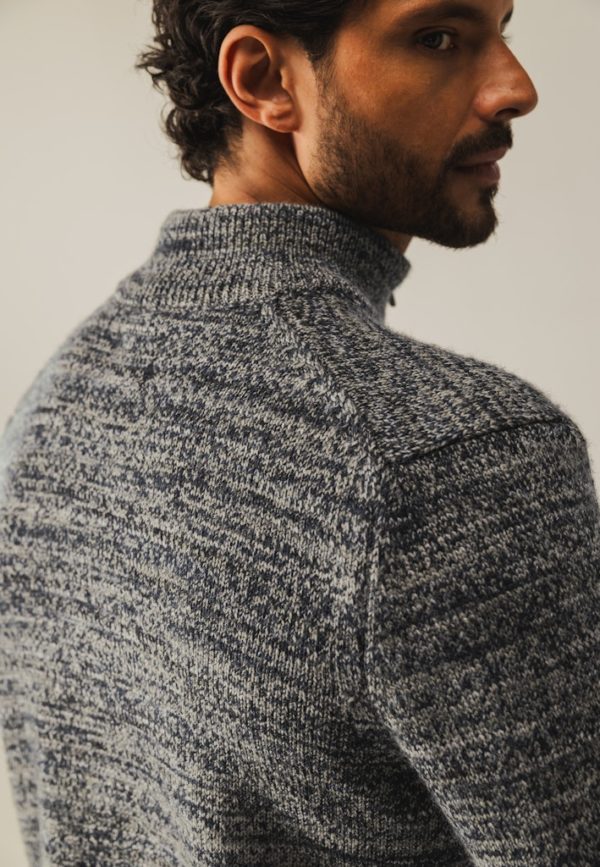 STATE OF ART KNITWEAR, PULLOVER SPORT ZIP - Afbeelding 4