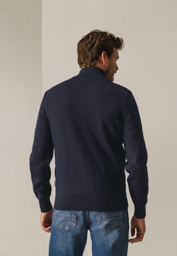 STATE OF ART VEST, CARDIGAN PLAIN ZIP - Afbeelding 2