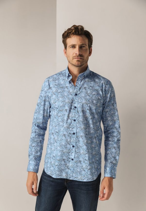 STATE OF ART SHIRT, PRINTED POPLIN