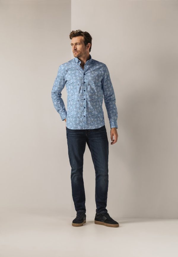 STATE OF ART SHIRT, PRINTED POPLIN - Afbeelding 6