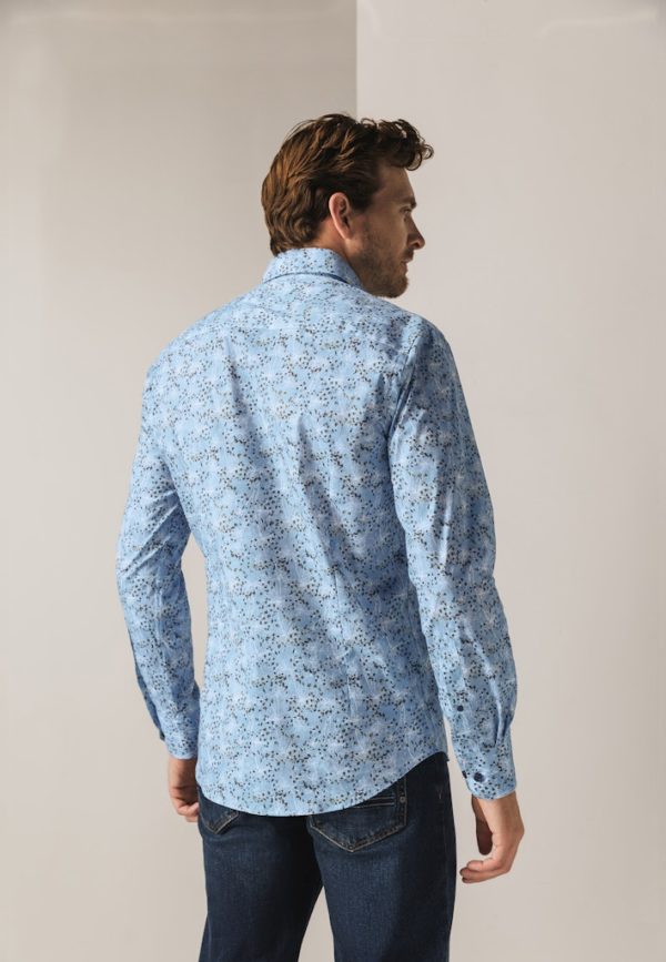STATE OF ART SHIRT, PRINTED POPLIN - Afbeelding 5