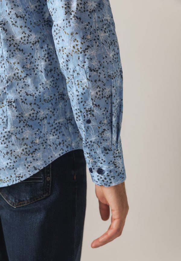 STATE OF ART SHIRT, PRINTED POPLIN - Afbeelding 4