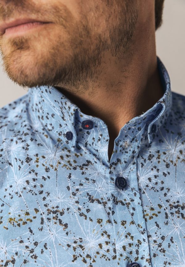 STATE OF ART SHIRT, PRINTED POPLIN - Afbeelding 3