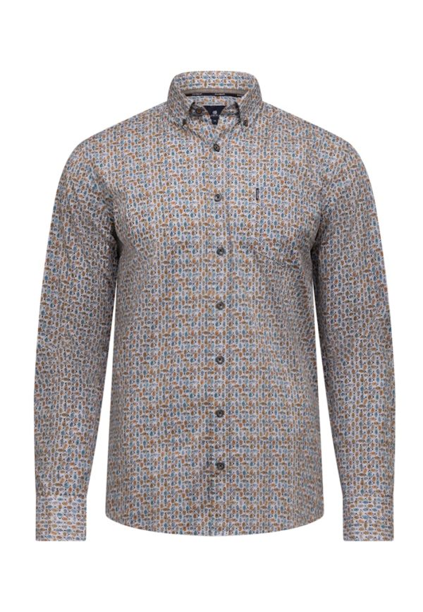 STATE OF ART SHIRT, PRINTED POPLIN