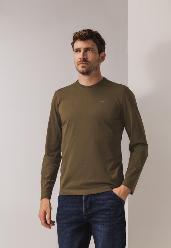 STATE OF ART T-SHIRT, SHIRT CREW NECK LS