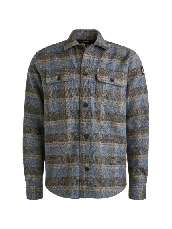 VANGUARD OVERSHIRT, CHECK BRUSHED MOULINE