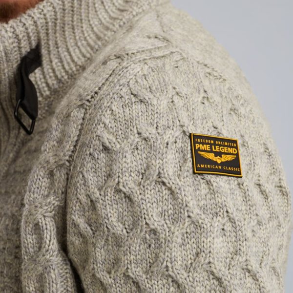 PME-Legend VEST, ZIP JACKET HEAVY KNIT - Afbeelding 6