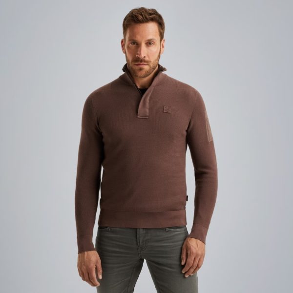 PME-Legend KNITWEAR, ZIPPER COTTON MIX