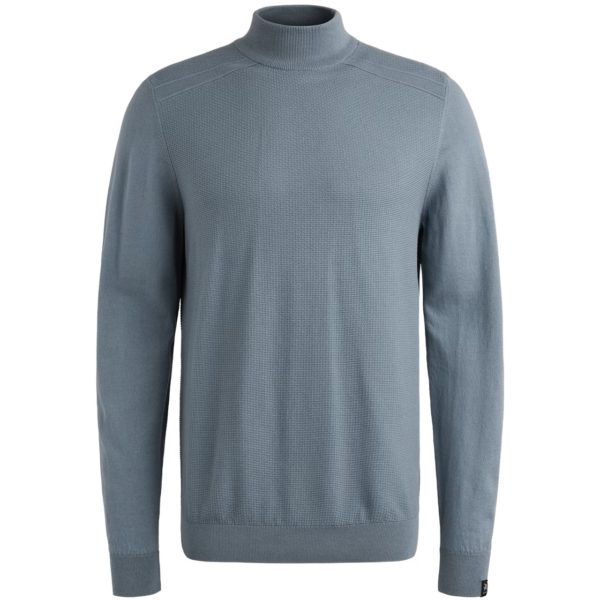 VANGUARD KNITWEAR, MOCK NECK COTTON MODAL