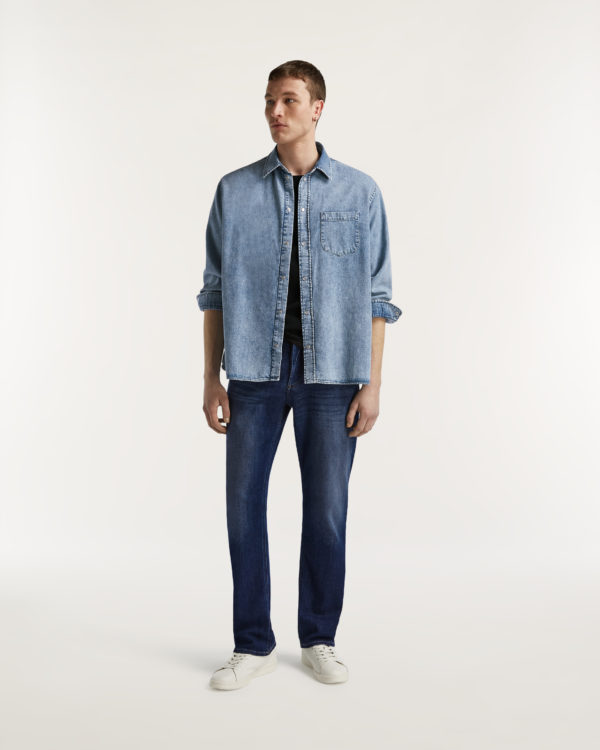 DENHAM JEANS, RIDGE AUTHENTIC WORN DARK