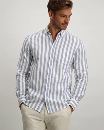 state-of-art-gestreept-regular-fit-overhemd-grijsblauw-wit-blauw-8720829033387